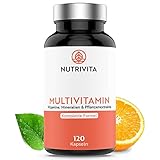 Multivitamin | 29 Vitaminen, Mineralstoffen und Pflanzenextrakte | Mit Bioaktiv-Formen | 120 Kapseln | Hochdosiert, Vegan und Ohne Zusätze | N