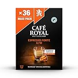 Café Royal Espresso Forte 36 Nespresso®* kompatible Kapseln aus Aluminium, Intensität 8/10