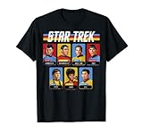 Star Trek Original Series Crew Retro Rainbow Premium T-S