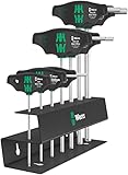 Wera 05023453001 454/7 HF Set 2, Quergriff-Schraubendreher-Satz, 7-teilig Schwarz Hex