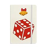 Casino Notizbuch mit rotem Würfel, Illustrations-Muster, Jingling B