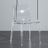 MZXUN. Nordische Esszimmerstühle für die Küche Transparent Rücken Kristallstuhl Moderne Esszimmerstuhl Haus Makeup Stuhl Einfache Kunststoffstuhl (Color : Transparent)