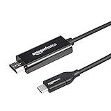 Amazon Basics – Adapterkabel USB-C auf HDMI, Thunderbolt-3-kompatibel, 4K bei 30 Hz, 180