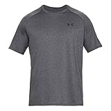 Under Armour Herren T-Shirt Tech 2.0 SS Tee 1326413 Carbon Heather/Black XXXXL