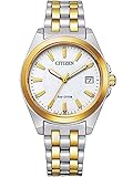 Citizen Damen Analog Japanischer Quarz Uhr mit Edelstahl Armband EO1214-82