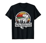 Herren Papasaurus Rex Dinosaur Papa Saurus Family Matching Gift T-S