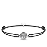 Thomas Sabo Unisex Armband Little Secret Tree of Love geschwärzt 925 Sterling Silber LS089-907-11-L22