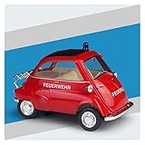 JPJBY 1:24 Für BMW Isetta Legierung Automodell Kinder Spielzeug Party Geschenke Erwachsene Sammlerstücke Nostalgische Souvenirs Modellauto aus Druckguss (Color : Red fire Truck)