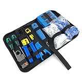 Milkvetch RJ45 Crimpen Werkzeug Kit für RJ11/RJ12/CAT5/CAT6/Cat5E Computer Wartung LAN Kabel Tester Netzwerk Reparatur Werkzeug S