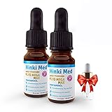 HinkiMed KETO Mega Max Keto Tropfen Fatburner – Ketogen Tropfen zur Unterstützung der Ketose – Bitterstoffe Tropfen – Keto Drops, Bittertropfen Vegan Pipettenverschluss (10 ml) GOLD STANDARD (2 Stück)