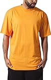 Urban Classics Herren Tall Tee T Shirt, Orange, 4XL Große Größen EU