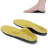 Walkomfy Orthopädische Einlegesohlen mit Fußgewölbestütze, Arch Support Einlagen Schuhe für Plattfuß, Plantarfasziitis, Fersensporn, Fußschmerz, Sport Schuheinlagen für Damen und H