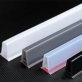 Soft Collapsible Duschschwelle Wasserdamm Wasserrückhaltestreifen Selbstklebende Duschschwelle Tür Unten Dichtung Für Nass- Und Trockentrennung