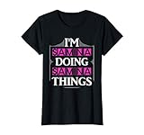 Damen I'm Samina Doing Samina Things Vornamen Spruch Geschenk T-S