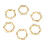 Rohrsicherungsmutter, 40 Stück Messing G1/8 G1/4 G3/8 G1/2 G3/4 G1Ausgezeichneter Ersatz für alte beschädigte Muttern für Gewinderohre und Rohre an S