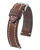 HIRSCH Herren Uhrenarmband Sattelleder Modell Liberty 22 mm B