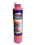 Qualitäts Abtoenfarbe - Volltonfarbe / 750 ml/matt - 14 Farben zur Auswahl (Fuchsia)