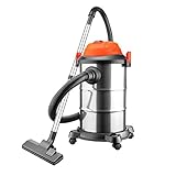 A Vacuum cleaner Edelstahl-Eimer-Staubsauger, Reiniger-Hochleistungsmotor 1400w, aufrechter Hand-Stick-Vakuum, geeignet for Schlafzimmer, Wohnzimmer, Büro (Size : Greater Than 18.5KPA)