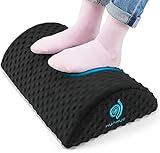 HUANUO Ergonomische Fußstütze für den Schreibtisch, Fußstützen mit 2 optionalen Bezügen, Geeignet für Reisen im Home O