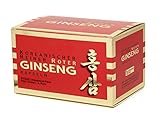 Koreanischer Reiner Roter Ginseng - 200 Wurzelpulver Kapseln (300 mg); freiverkäufliches Arzneimittel | Panax Ginseng C. A. Mey