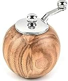 GDEVNSL Einstellbare Salz- und Pfeffermühle 2 Stück Salz- und Pfeffermühle Mühle Set Einstellbare Keramik-Kohlenstoffstahl-Mühle Mühle Gewürzmühle S