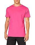 Build Your Brand Herren T-Shirt Round Neck, hibiskus pink, 4XL