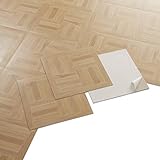 GENERIQUE - PVC Bodenbelag - Selbstklebende Fliesen - Heller Holzboden-Effekt - Beige - 2,04m²/22 F