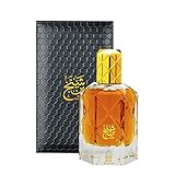 Bin Sheikh | Eau de Parfum | für Herren | 90 ml | Unisex | von Ahmed al Maghribi | Luxusflasche | Lange Sillage | Safran | Rose | Agarholz | Patchouli | B