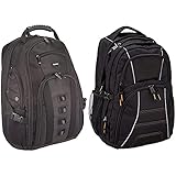 Amazon Basics Adventure Laptop-Rucksack, für Laptops mit bis zu 43 cm (17 Zoll) & Laptop-Rucksack mit gepolsterten Schulterriemen und Aufbewahrung