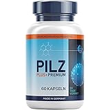 PILZ PLUS+ PREMIUM - Natürliches Nahrungsergänzungsmittel für den Darm - Sehr gute Verträglichkeit - 60 Kapseln (1 Dose)