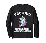 Fachabi Fachabitur Schulabschluss Einhorn Gymnasiastin Lang
