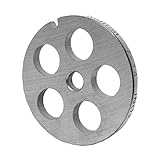 WolfCut INOX Lochscheibe Gr. 7-14,0 mm Bohrung - passend für alle gängigen Fleischwölfe Größe 7 – z.B.: Bosch MUM6/MUM7 - Jupiter Größe 7, Kenwood A900, Regina BME 7