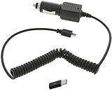 foto-kontor KFZ Ladekabel USB C für HTC One M10 10 Bolt U Play U Ultra U11 U11 Life U11 Plus U12+ U12 Life Auto Ladeg