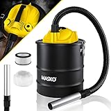 MASKO® 2in1 Aschesauger 1200W Kaminsauger für Kamin - 20L Volumen - Saug- und Blasfunktion mit Hepafilter und Vorfilter - Asche Ruß Staubsauger für Kamin Grill Ofen - metallverstärkter Saug