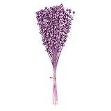 50 Stück Künstlich Beeren Weihnachten Picks, Schaum Beeren，40cm Zweig Beeren Deko für Christbaumschmuck, DIY Weihnachtskranz, Kunsthandwerk, Urlaub und Wohnkultur (Violett)