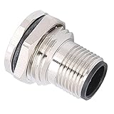 Wasserdichte Steckdose, Stromversorgung 4Pin Messing Wasserdichte Steckdose für Kabelstecker für die I