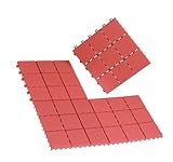 TV Das Original Bodenfliesen Terracotta-Optik, 12tlg