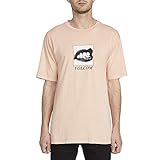 Volcom Reacher S/S Tee T-Shirt für Herren L Rosa (Reef pink)
