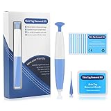 Lescolton Auto Skin Tag Remover Kit Skin Tag Entfernungsgerät Warzenentfernung 30 Bands (I-30)