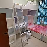 Hochbett Leiter Sicherheits-Etagenbettleiter-Ersatzstufen, Haken an Etagenleiter für Wohnmobil/Wohnwagen/Wohnmobil, Einfache Installation und Entfernung, Alle Hardware E
