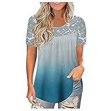 T-Shirts Damen Dark Skull Long Tail T-S