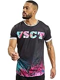 VSCT Clubwear Herren T-Shirts Graded Tropical Logo schwarz S