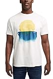 ESPRIT Herren 051EE2K303 T-Shirt, Off White (110), XL