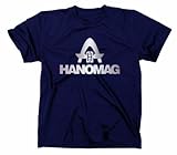 Hanomag LKW Oltimer T-Shirt, Navy, M