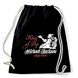 Art Shirt, Rucksack Beutel Michael Jackson Tribute, Schwarz, michael-jackson-tribute-sac-blk