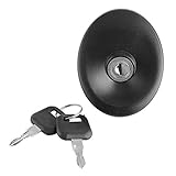 Tankdeckel Auto Fahrzeug Kraftstoff Diesel Verschlussdeckel mit 2 Schlüsseln Kit Kunststoff Metall für MK5 1994 1995 1996 1997 1998 1999 2000
