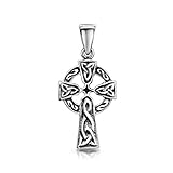 Amberta Unisex 925 Sterling Silber Kreuz Anhänger: Antikes G