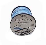 Atko Leviathan Geflochten Angeln Line- Premium Performance Super Braid 8–22,7 125yds, Cabo Camo, 10lb/500y