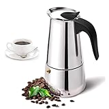 Mokka maschine. Espressokocher edelstahl. Italienische Kaffeemaschine für 12 Tassen, geeignet für Gas, Ceran, Induktion, Zuhause und Büro, Moka-Kaffeemaschine. Moka-Pot. Esspressomak