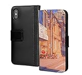 Schutzhülle für Samsung Galaxy S6 Edge (japanisches 90er-Jahre-Retro-Design, PU-Leder, Brieftasche)